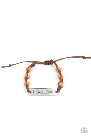 Conversation Piece Orange Paparazzi Bracelet