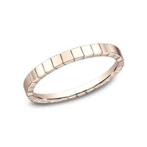 Creator 14K Rose Gold Stackable 2.0 Wedding Band Ring