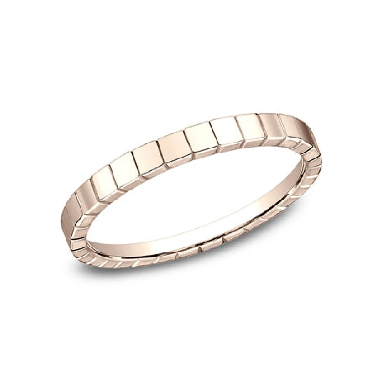 Creator 14K Rose Gold Stackable 2.0 Wedding Band Ring