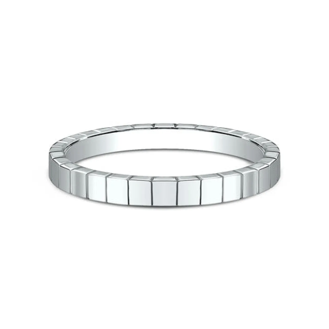 Creator 14K White Gold Stackable 2.0 Wedding Band Ring