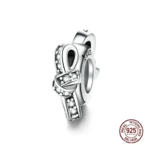 CZ Knot Charm Stopper