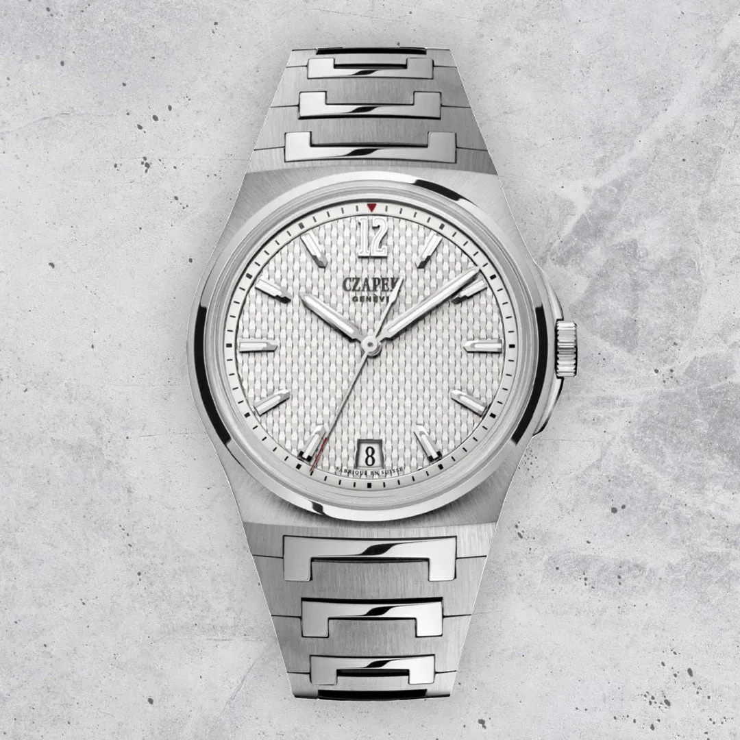 Czapek Antarctique Passage de Drake Ice White 40.5mm (Pre-order)