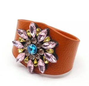 Dahlia Bracelet (Camel)