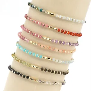 Dainty Gemstone Boho Bracelets