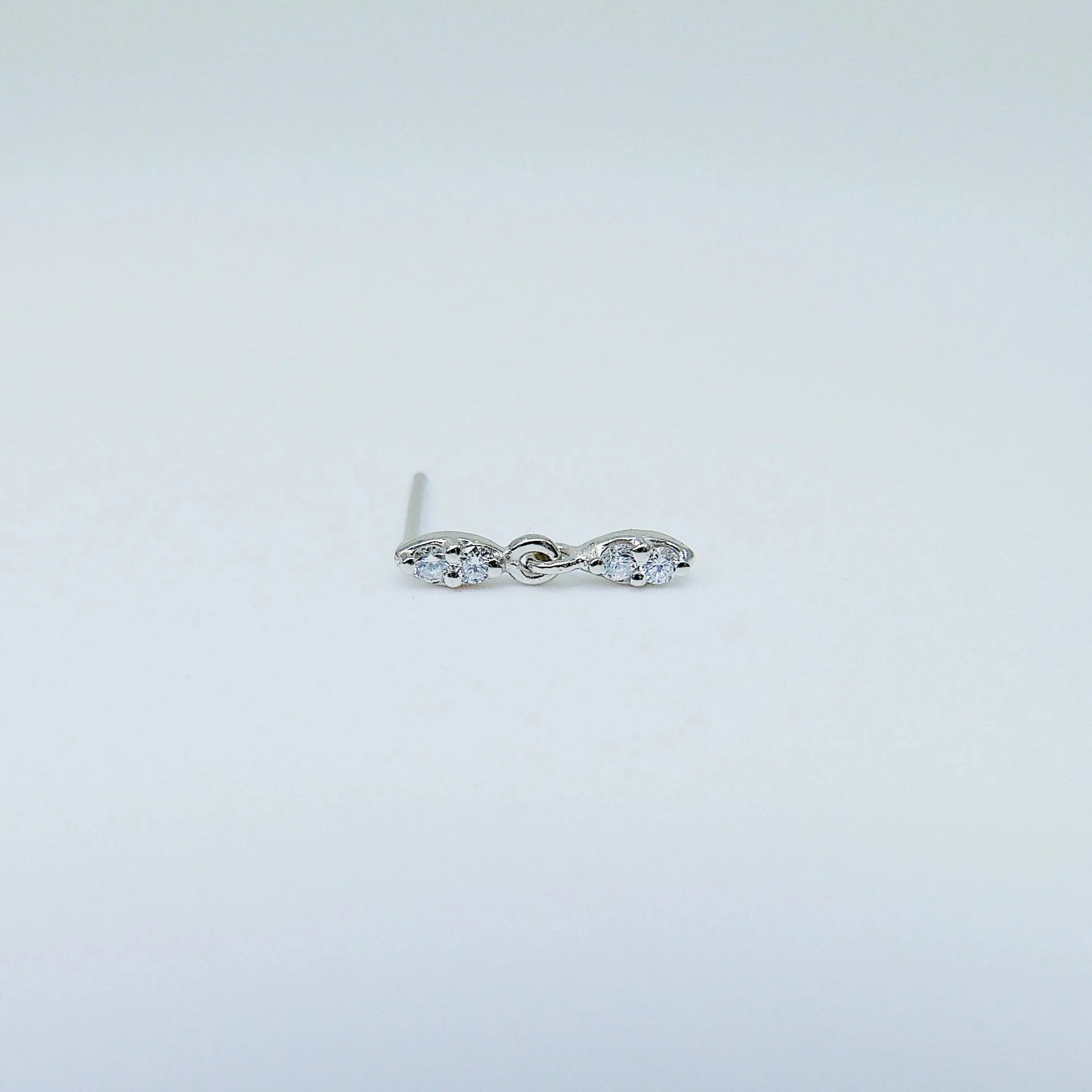 Deja Vu Double Drop Diamond Earring