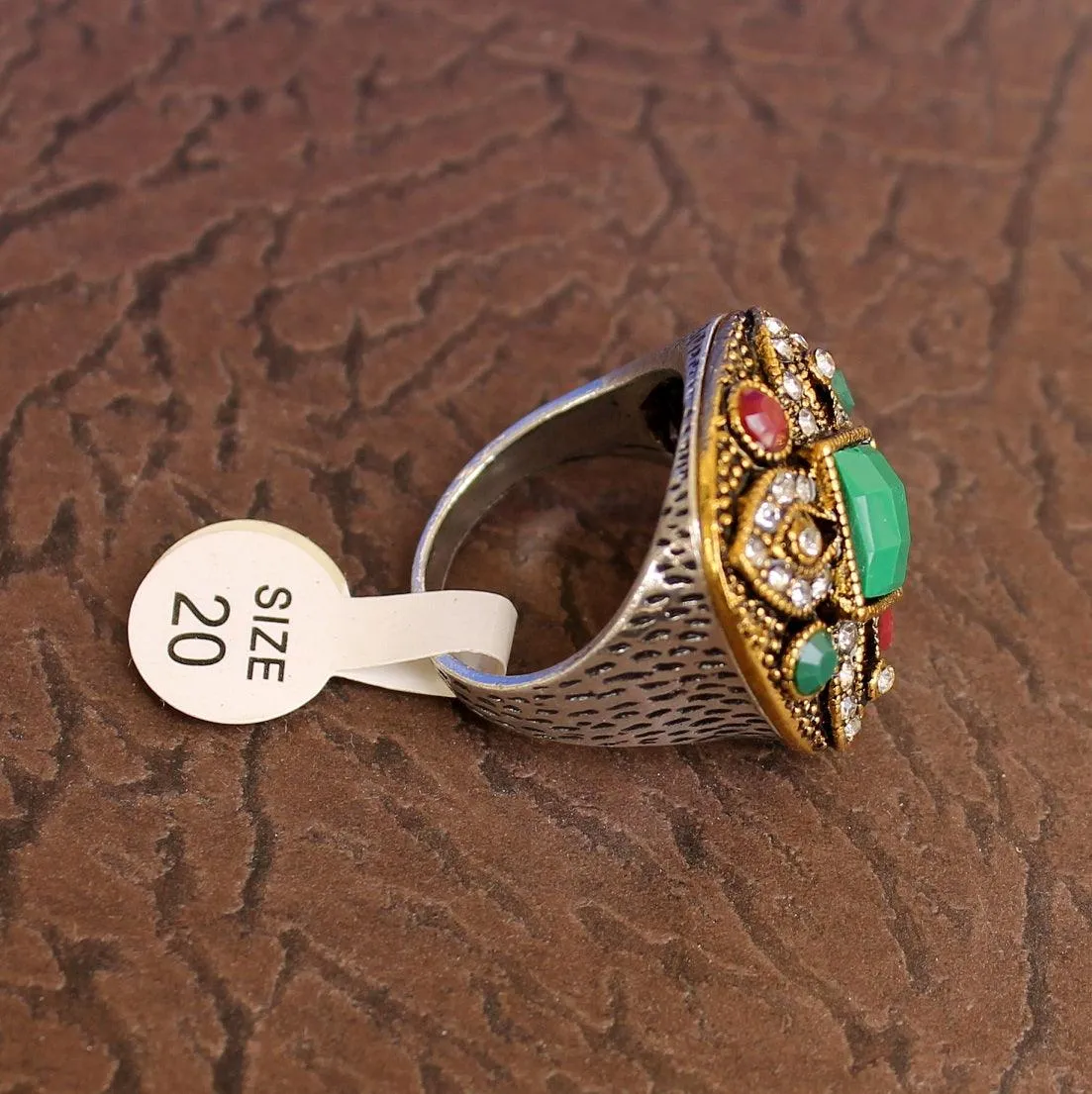 Designer Victorian Finger Rings Multicolor