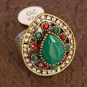 Designer Victorian Finger Rings Multicolor