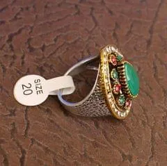 Designer Victorian Finger Rings Multicolor