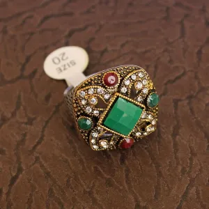 Designer Victorian Finger Rings Multicolor