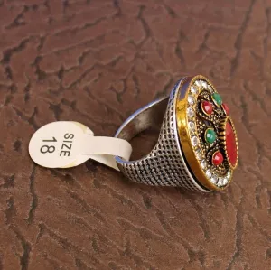 Designer Victorian Finger Rings Multicolor