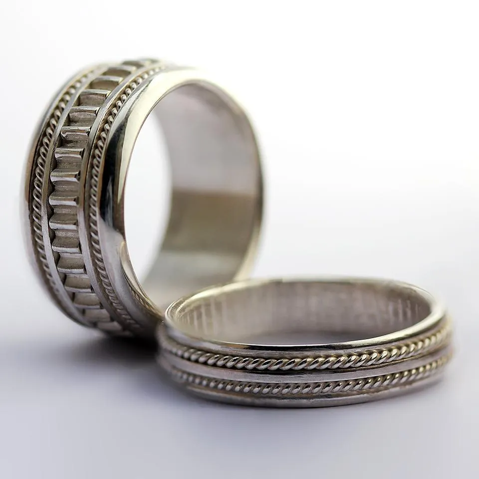 Double twist- commitment rings