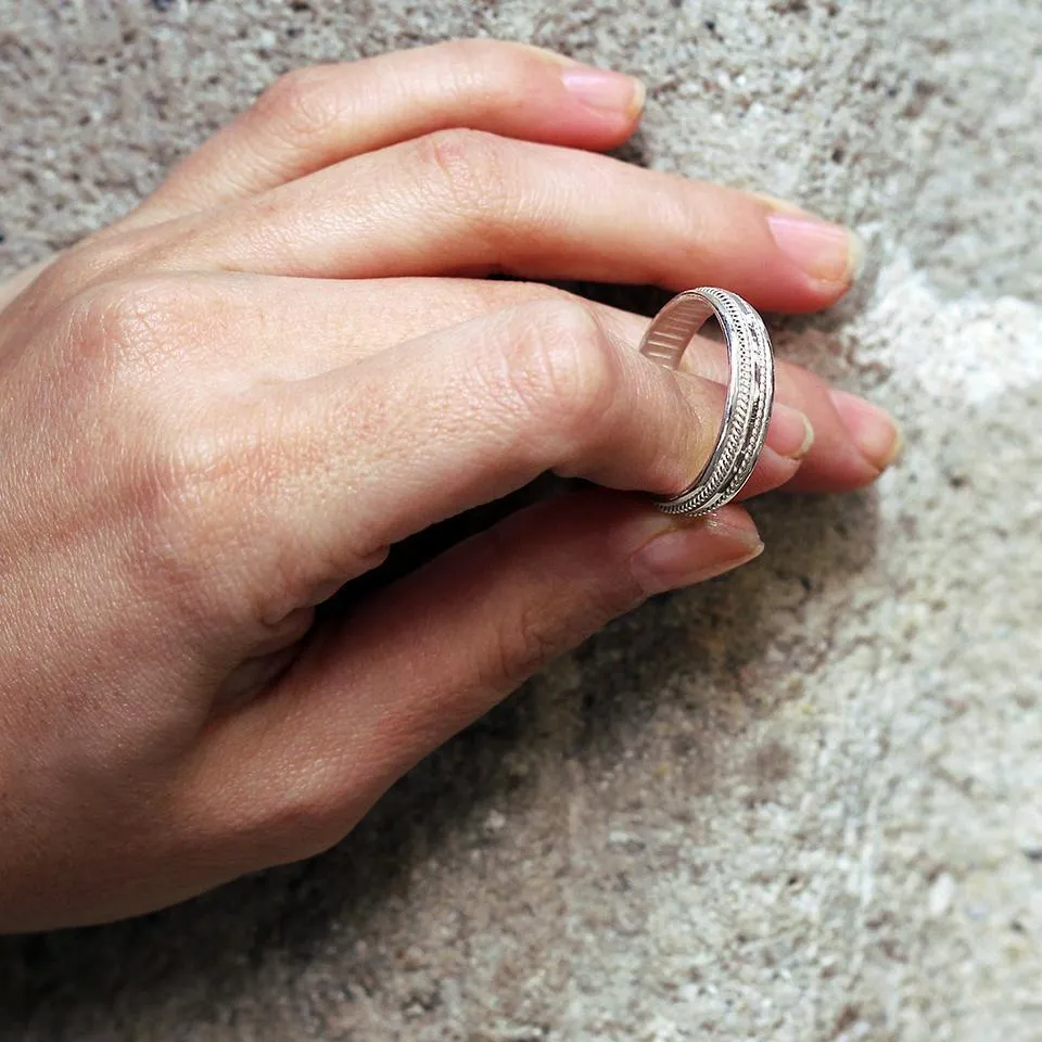 Double twist- commitment rings