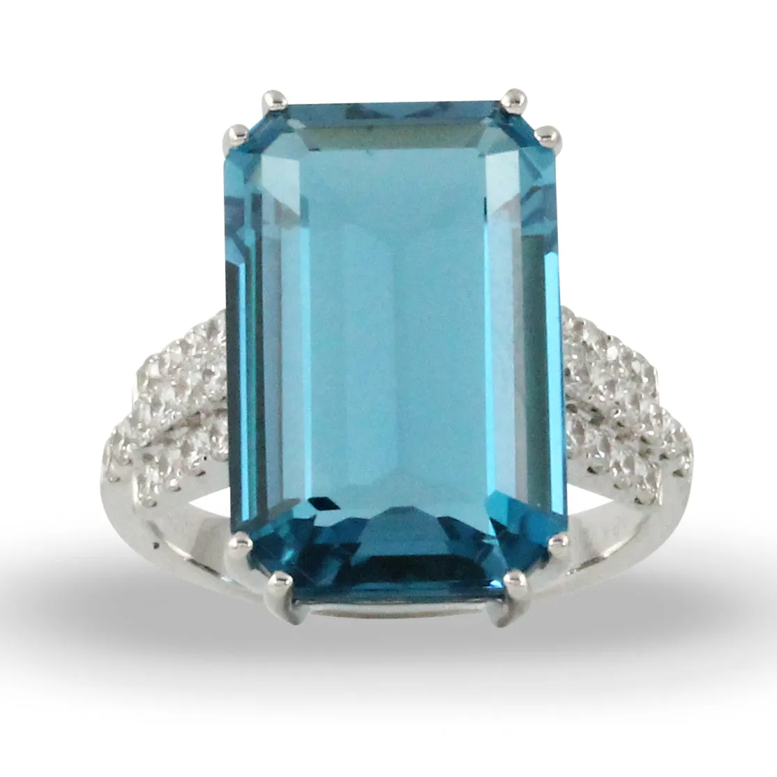 Doves London Blue Topaz Ring