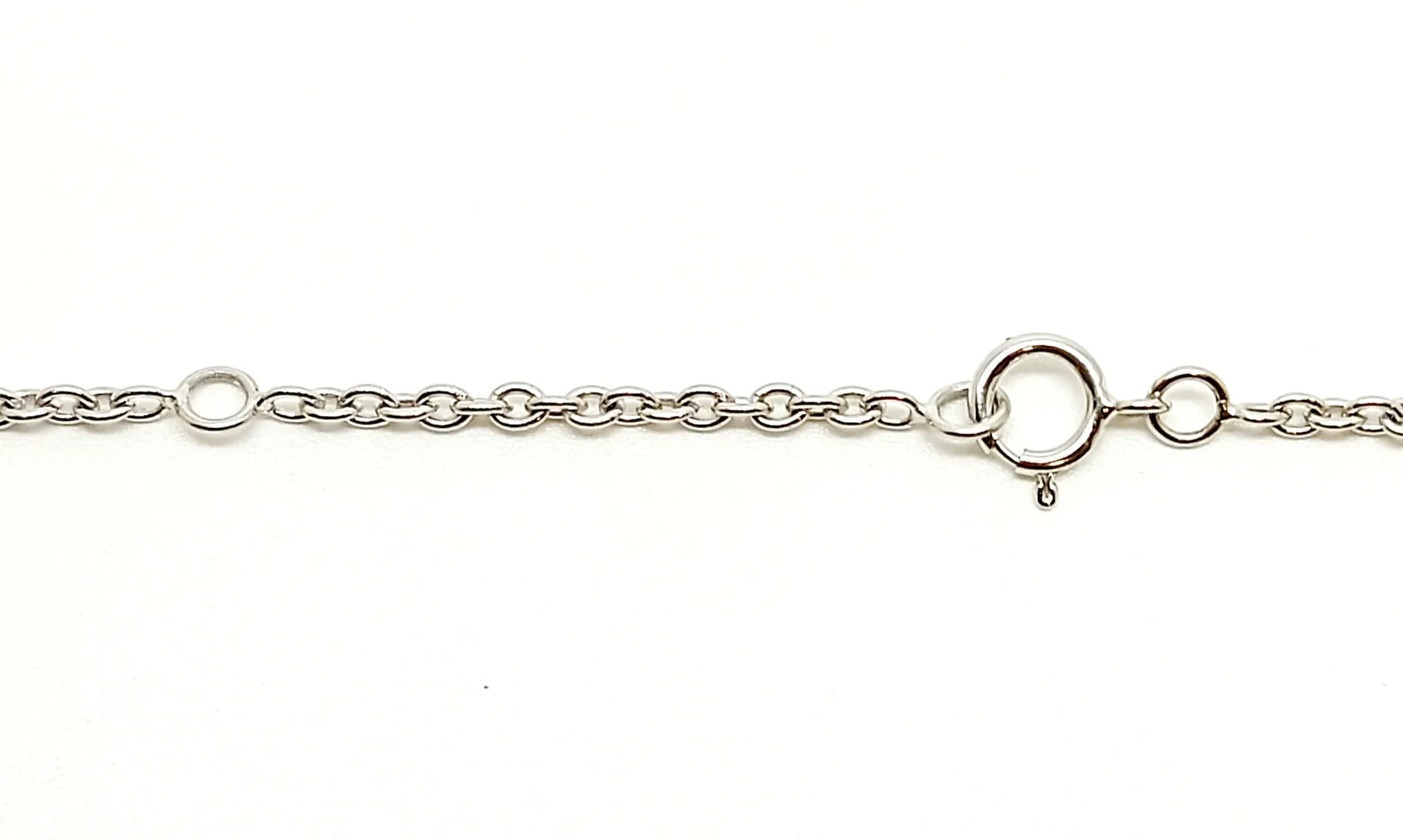 Drop Diamond Necklace In 14k White Gold (AD.NO.2828)