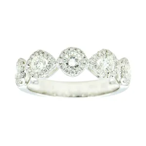 DSL Diamond & White Gold Band