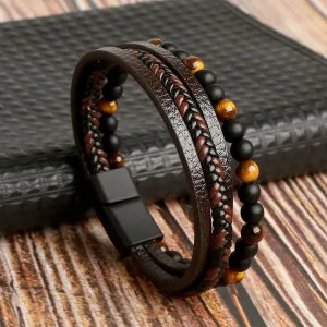 Dylan - Stylish Leather Bracelet Set for Men