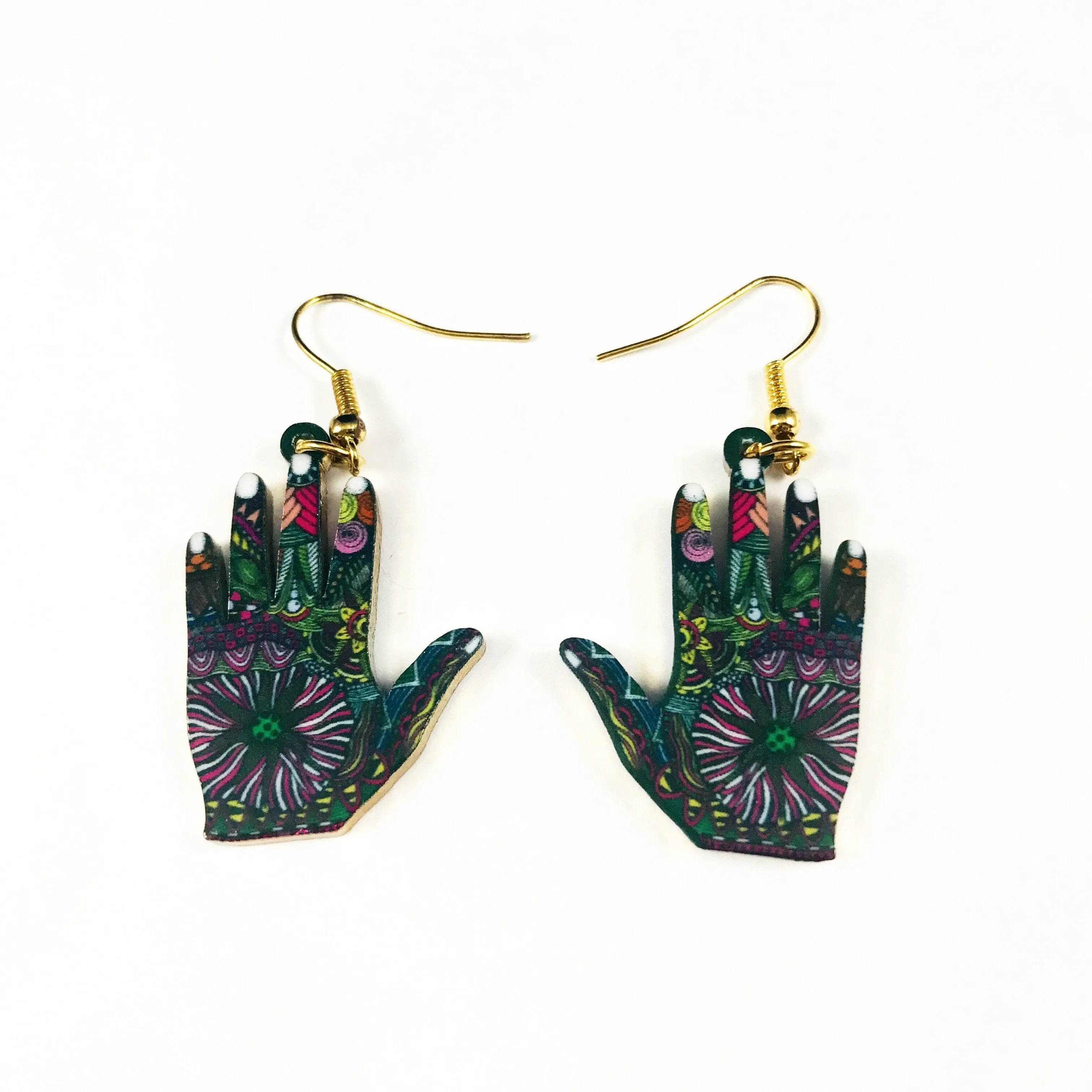 Earrings/hand therapy Jewelry/vibrant!