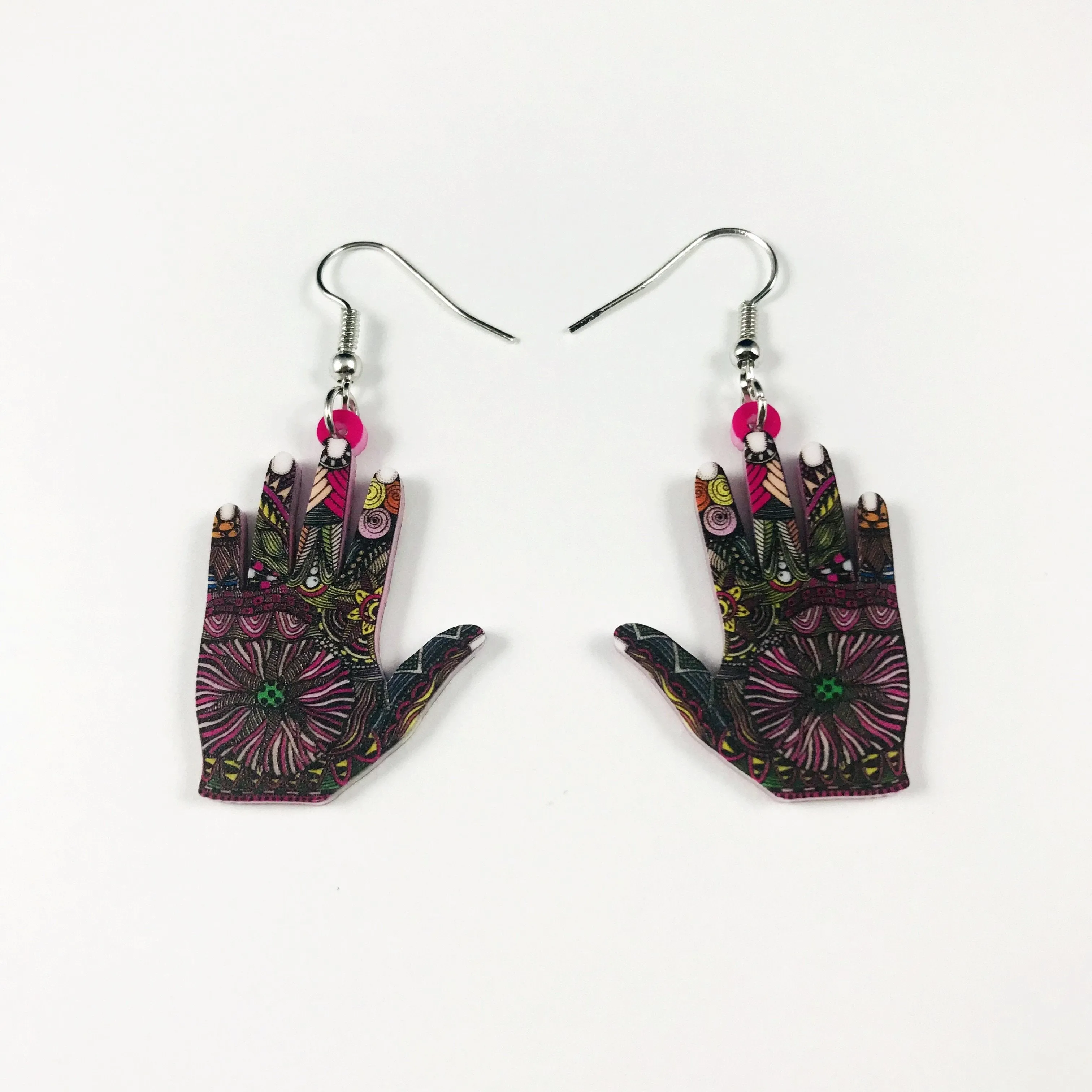 Earrings/hand therapy Jewelry/vibrant!