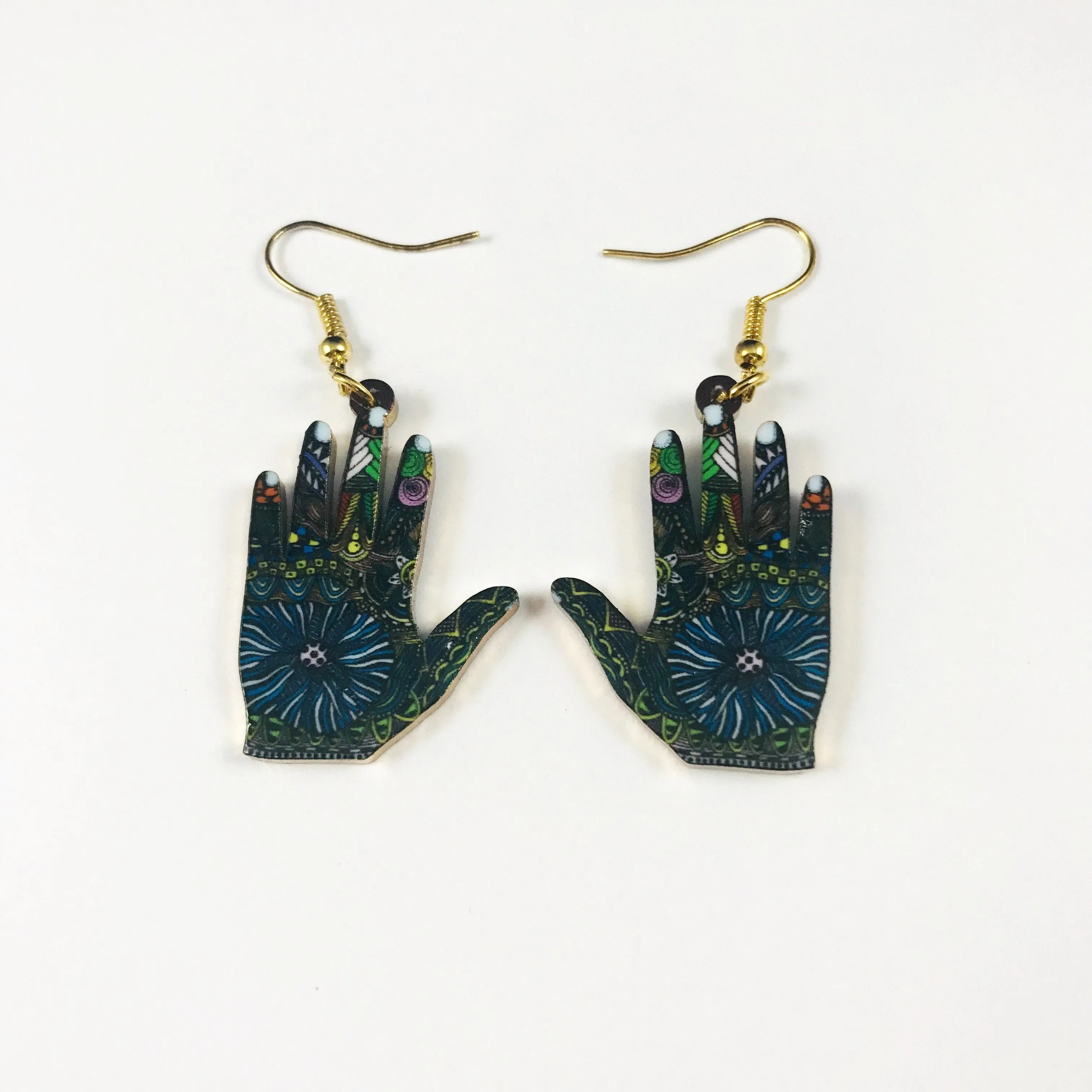 Earrings/hand therapy Jewelry/vibrant!