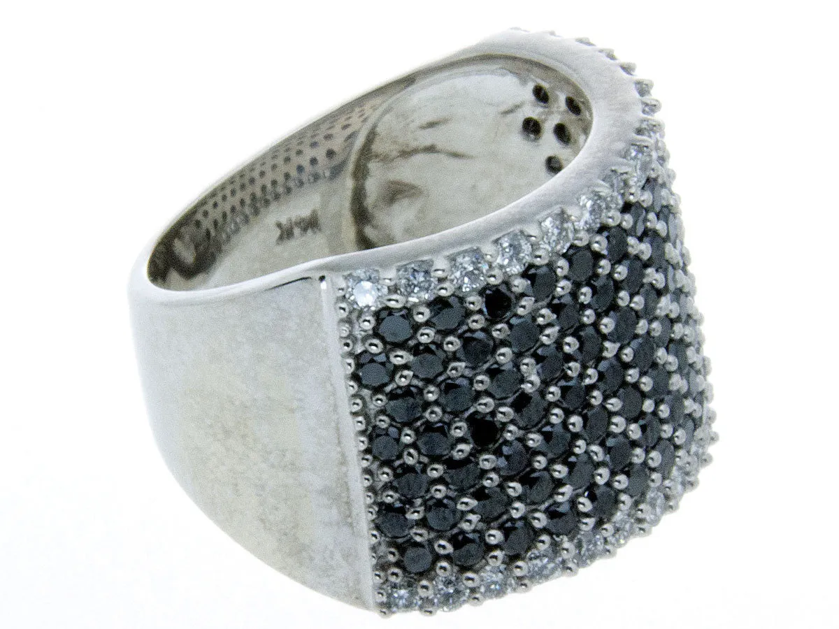 Effy Caviar Black and White Diamond Band