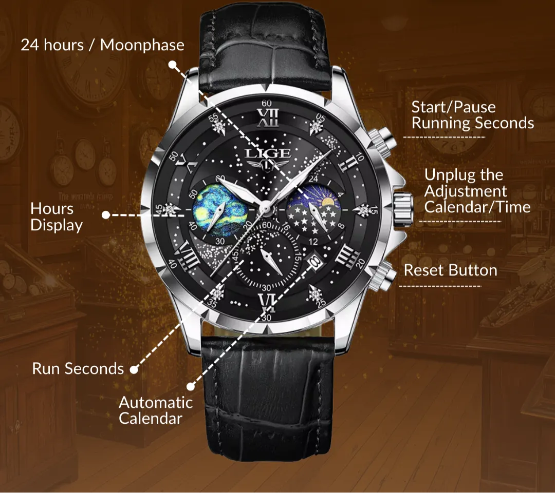Elegant Moonphase Watch