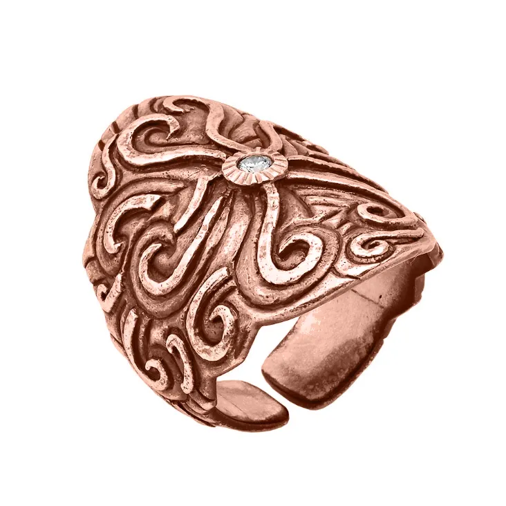 Energy Flow Gold Ring