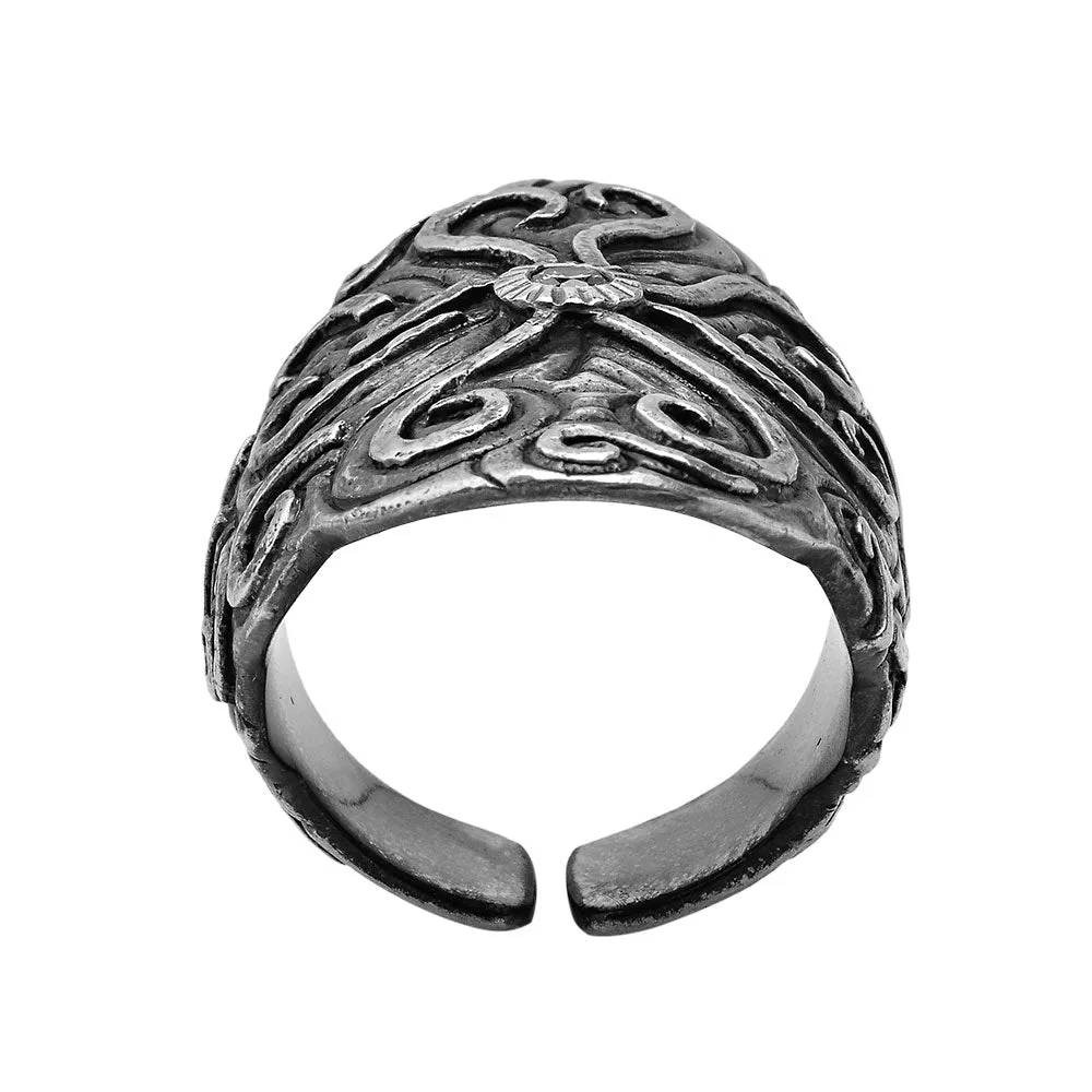 Energy Flow Silver Ring