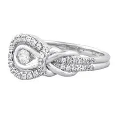 EternalDia 1/3Carat T.W. Diamond 10kt White Gold Fashion Ring