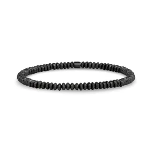 Faceted Hematite Bead Bracelet