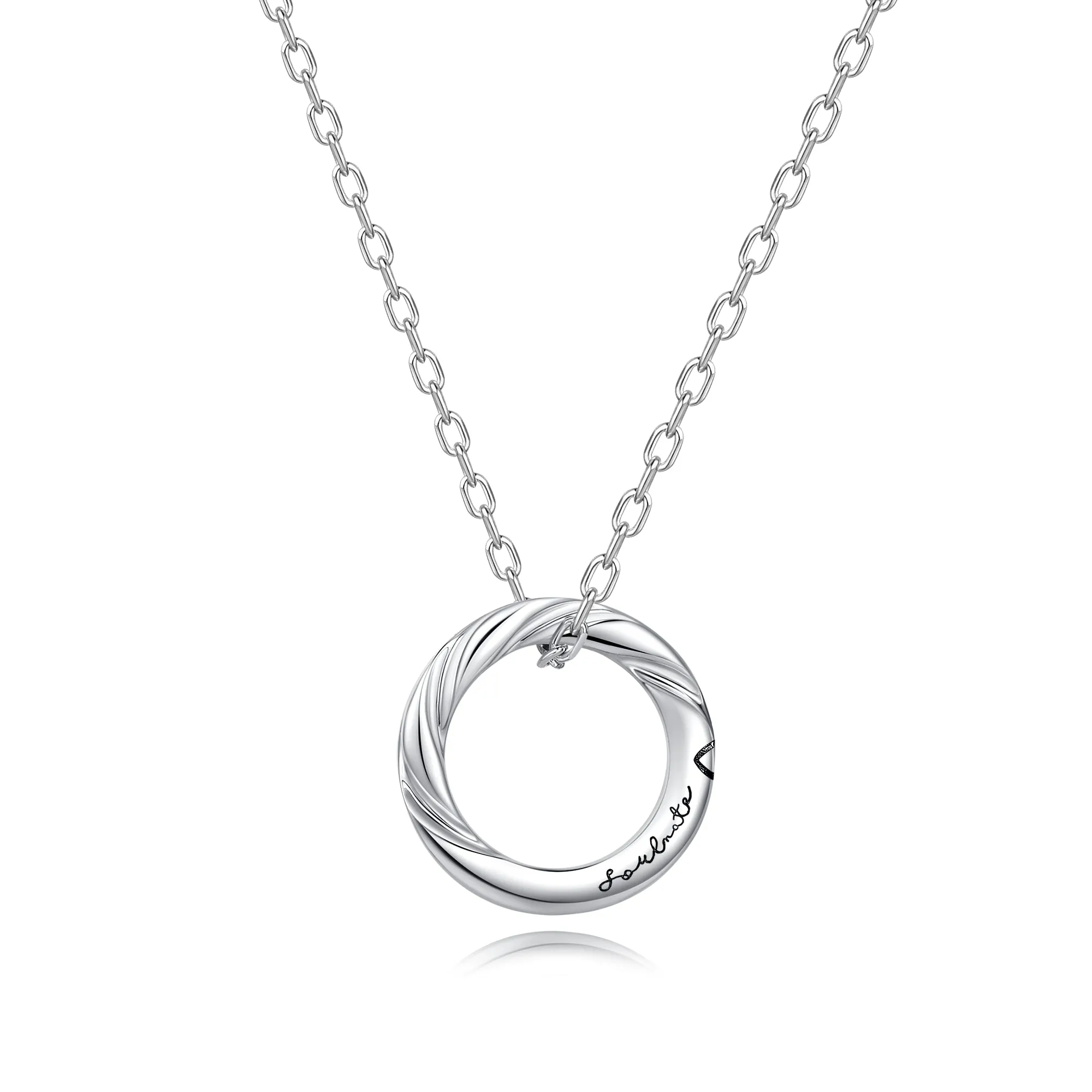 FANCIME “Love Magnetic” Couples Sterling Silver Necklaces