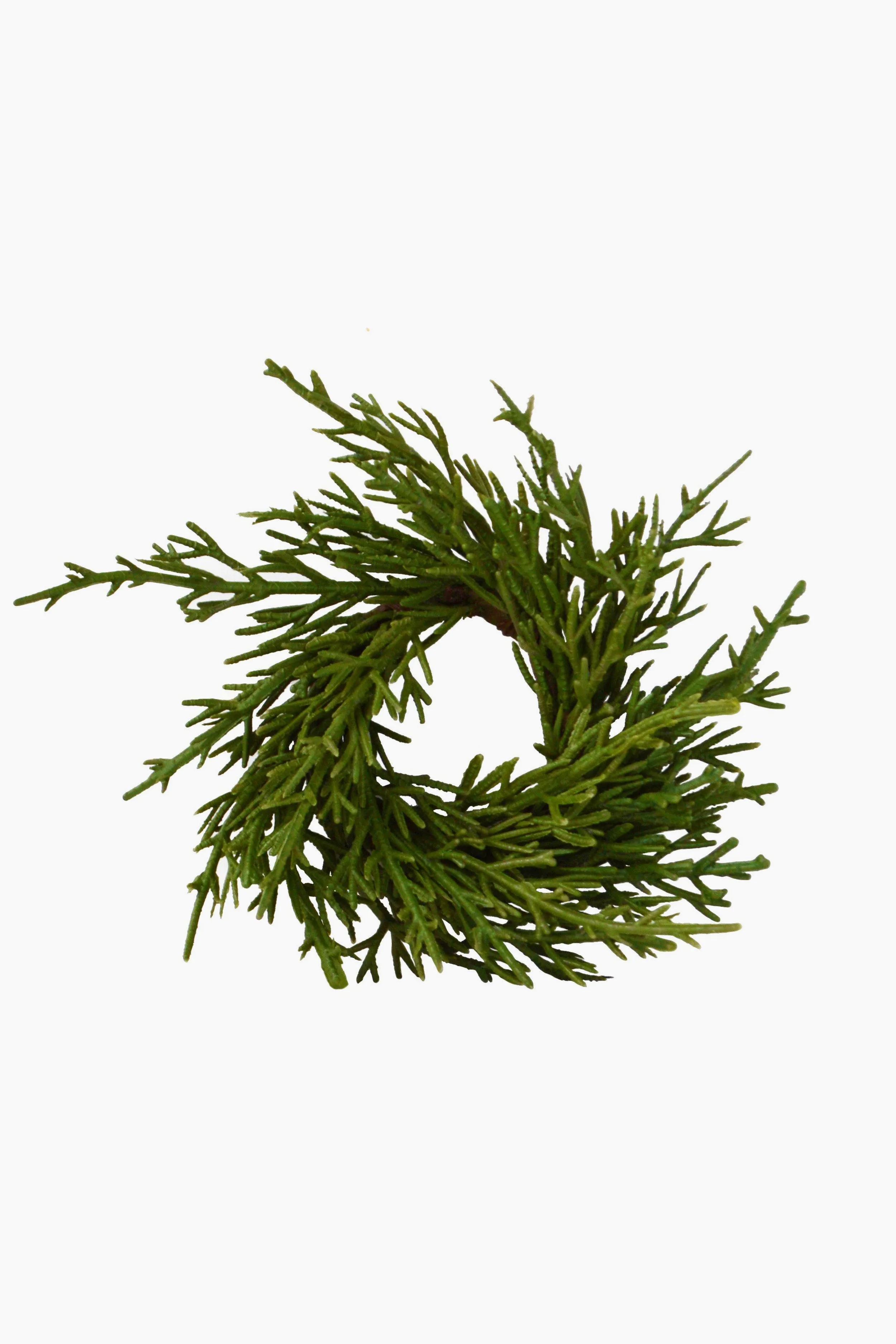 Faux Fir Napkin Rings