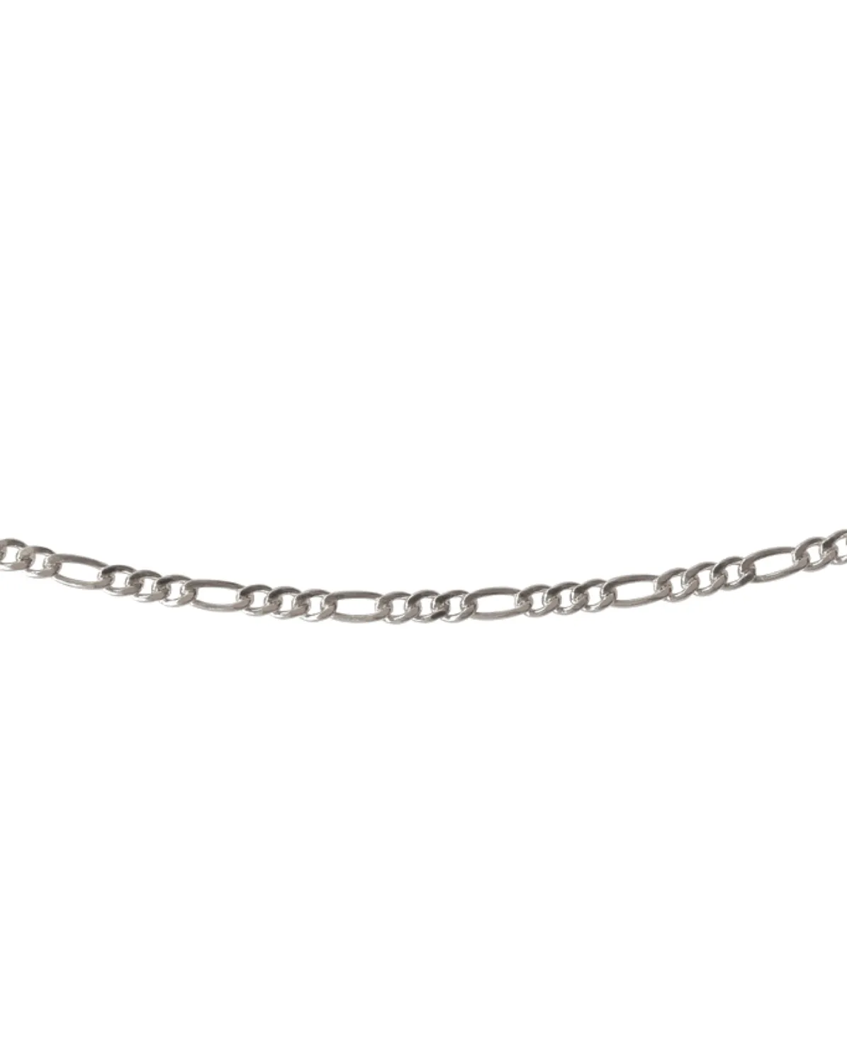 Figaro Chain Necklace - Sterling Sliver