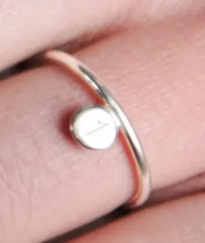 Fjellsmykke - Compass Mini Silver Ring