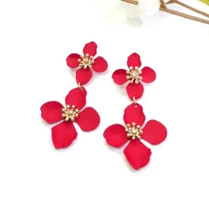 Flower Dangle Earrings