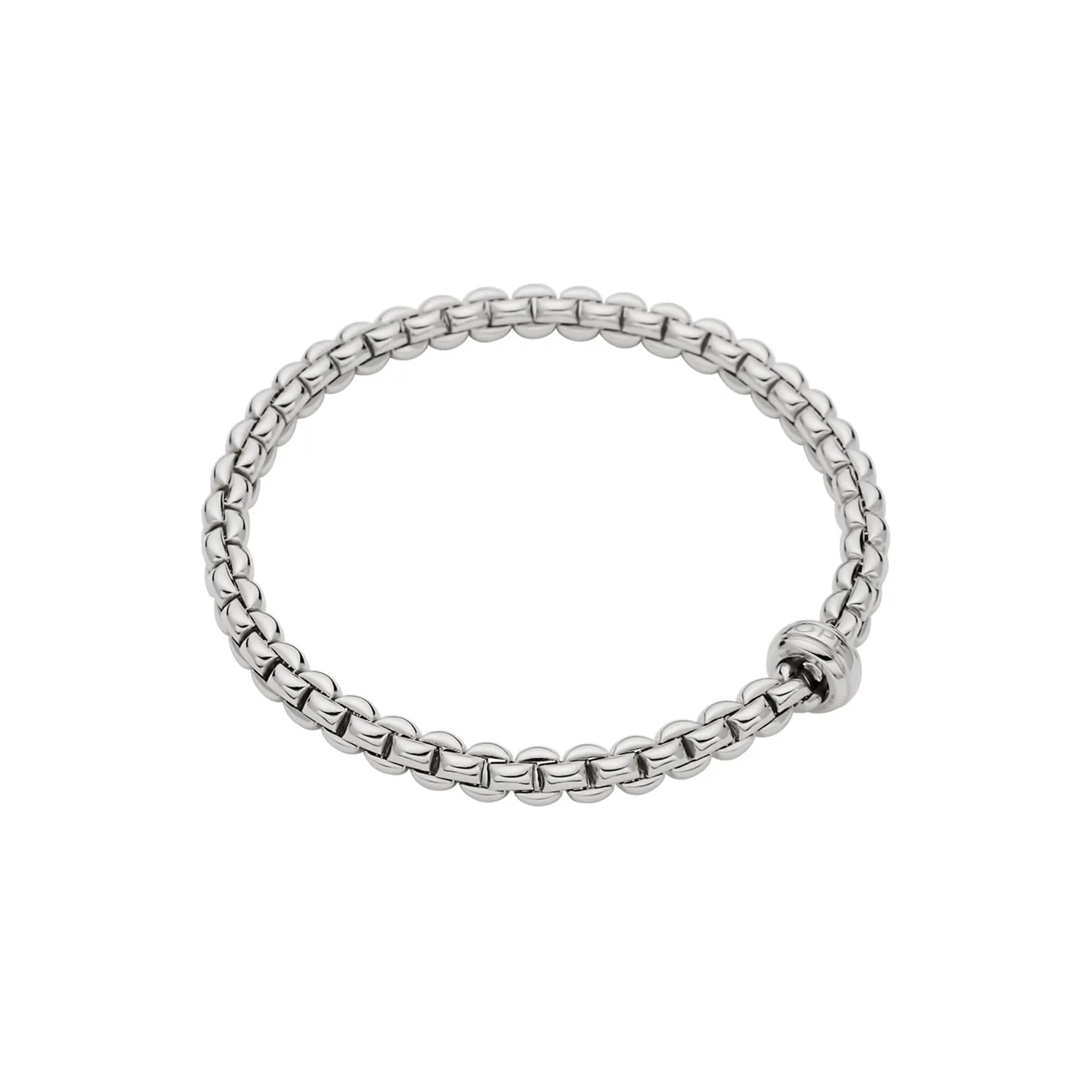 Fope Eka 18k White Gold Flex'It  Bracelet - Large