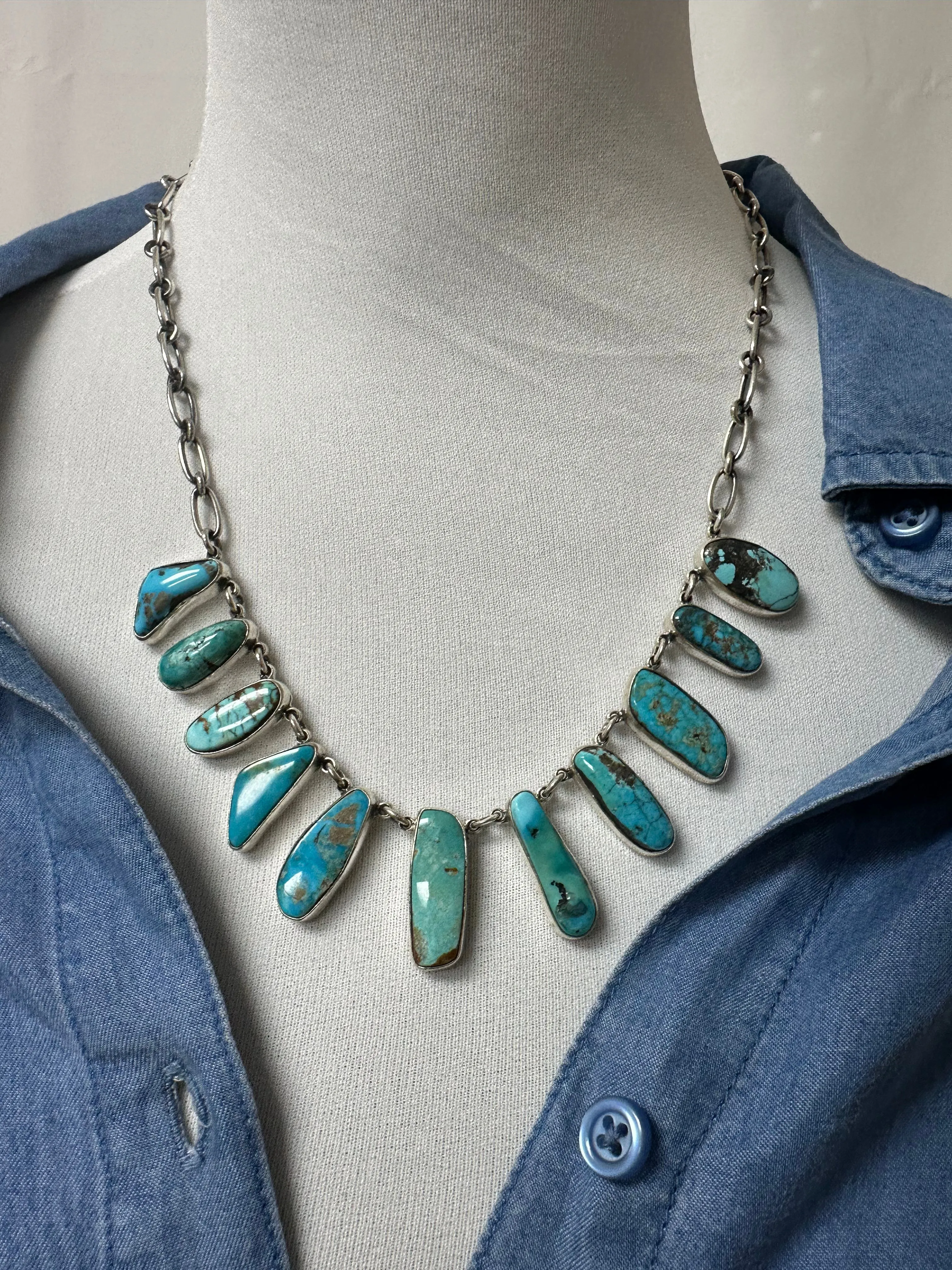 Frederico 9 Stone Necklace