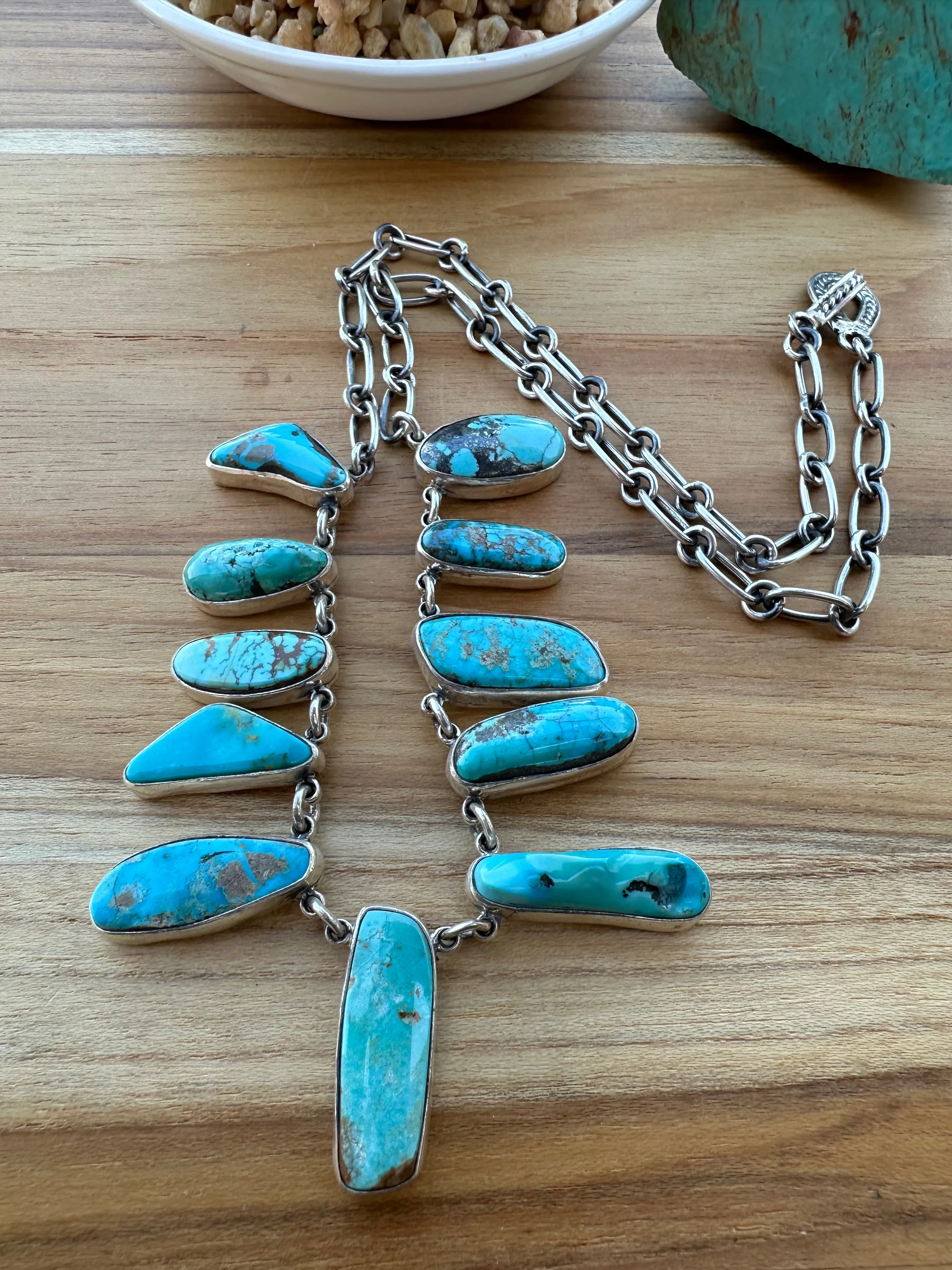 Frederico 9 Stone Necklace
