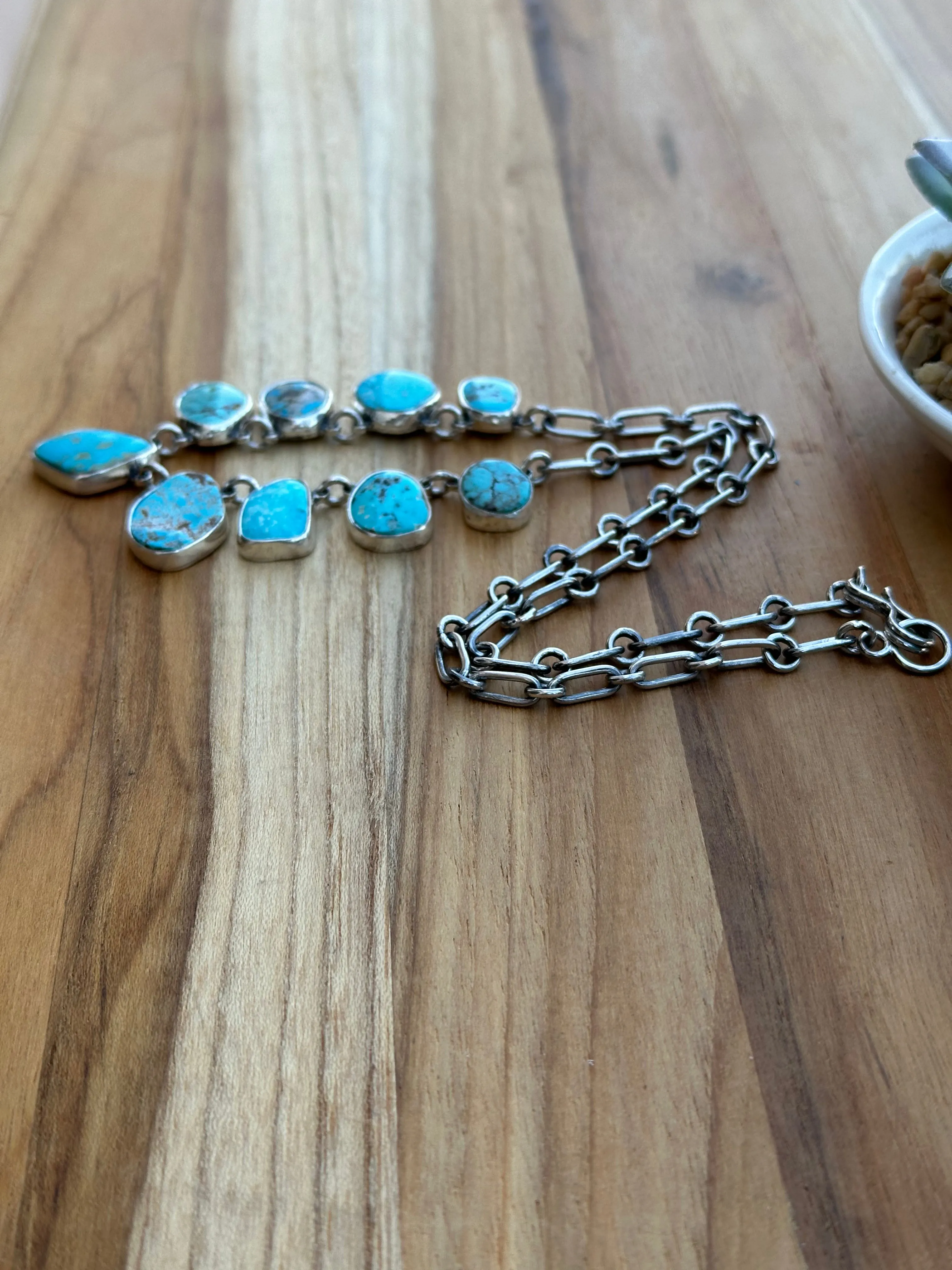 Frederico 9 Stone Necklace