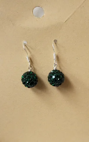 French Hook Disco Ball Earrings