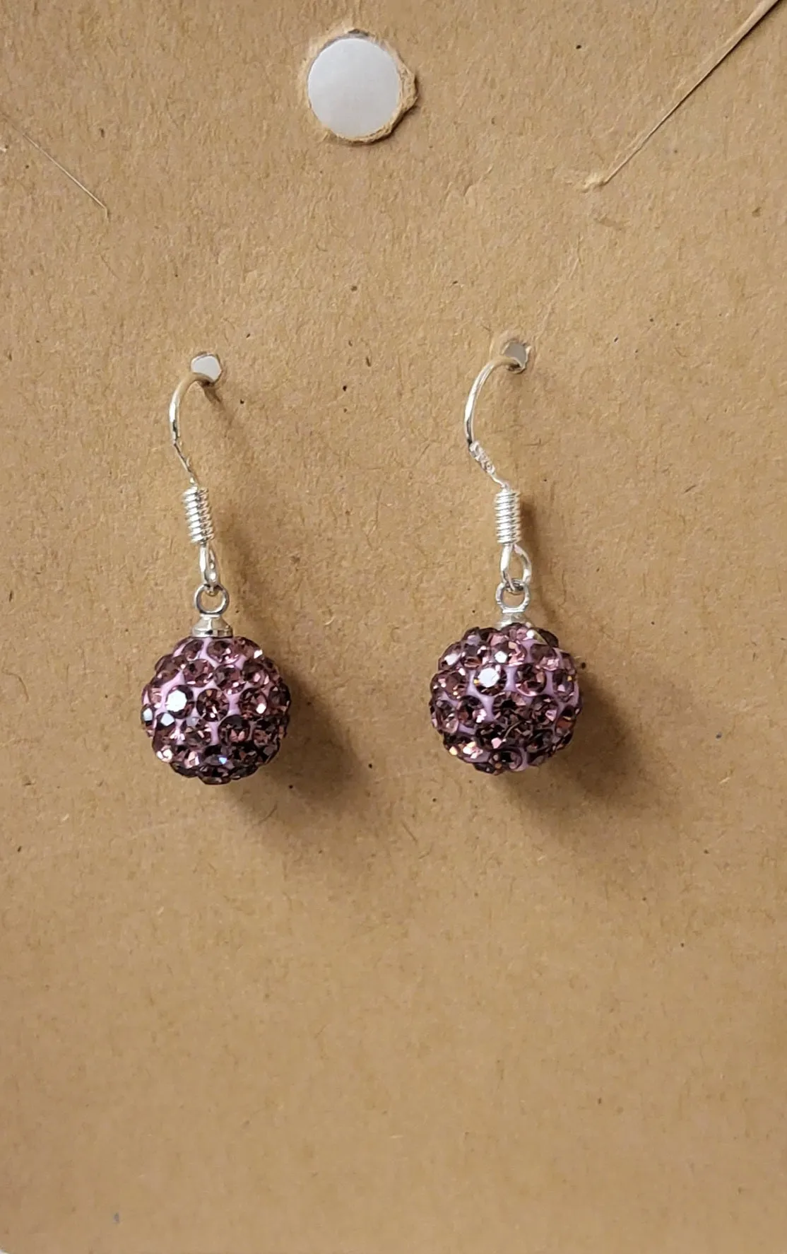 French Hook Disco Ball Earrings