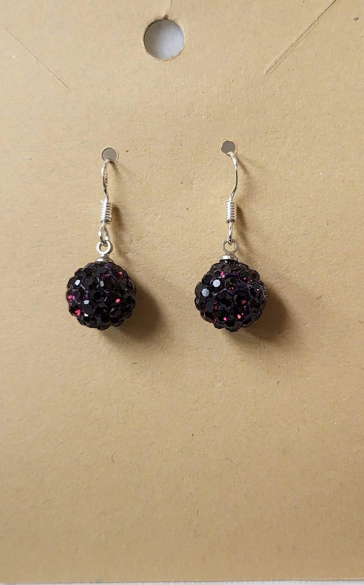 French Hook Disco Ball Earrings