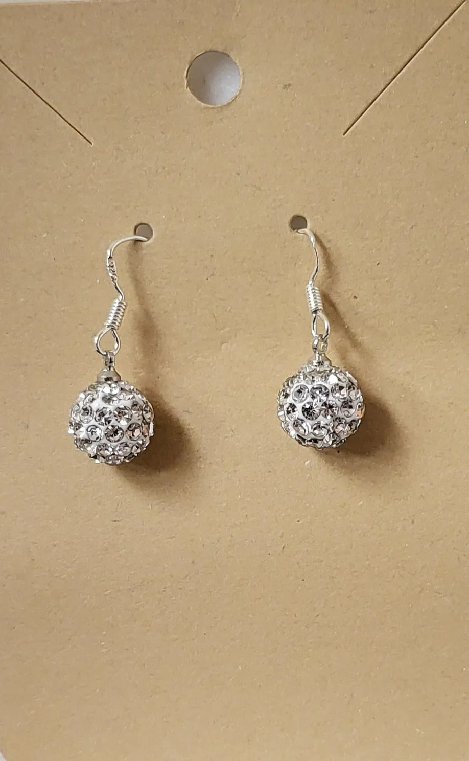 French Hook Disco Ball Earrings