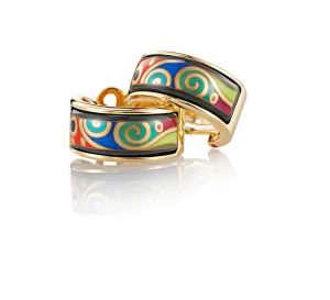 Freywille Gustav Klimt Hope Creole Earrings