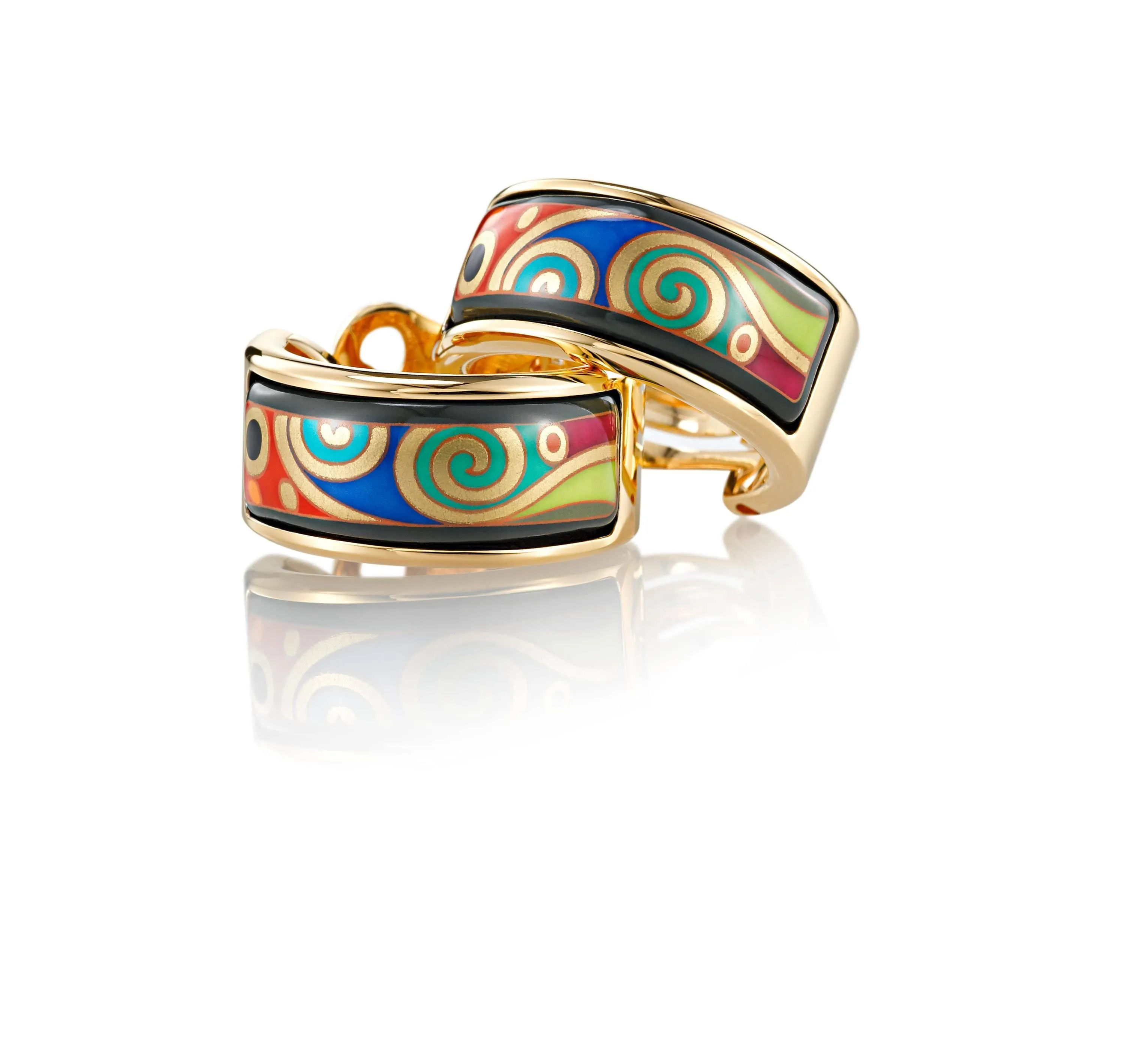 Freywille Gustav Klimt Hope Creole Earrings
