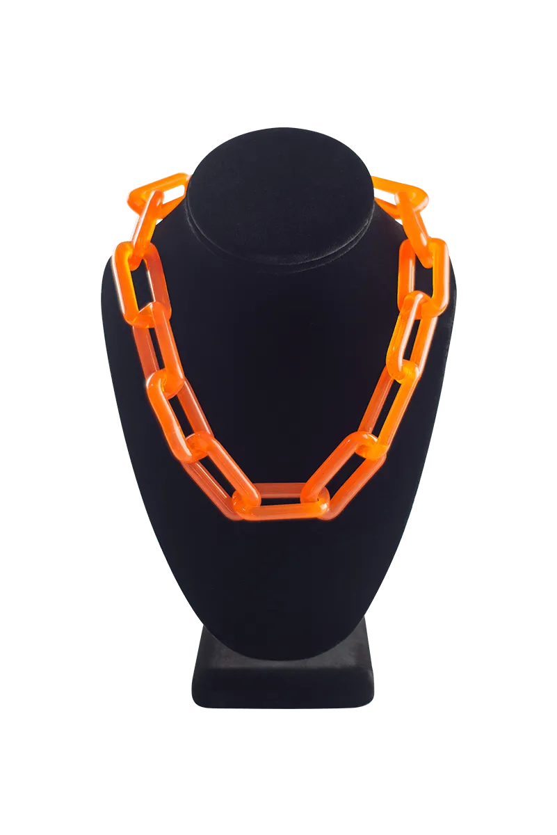Glass Choker Chain Necklaces