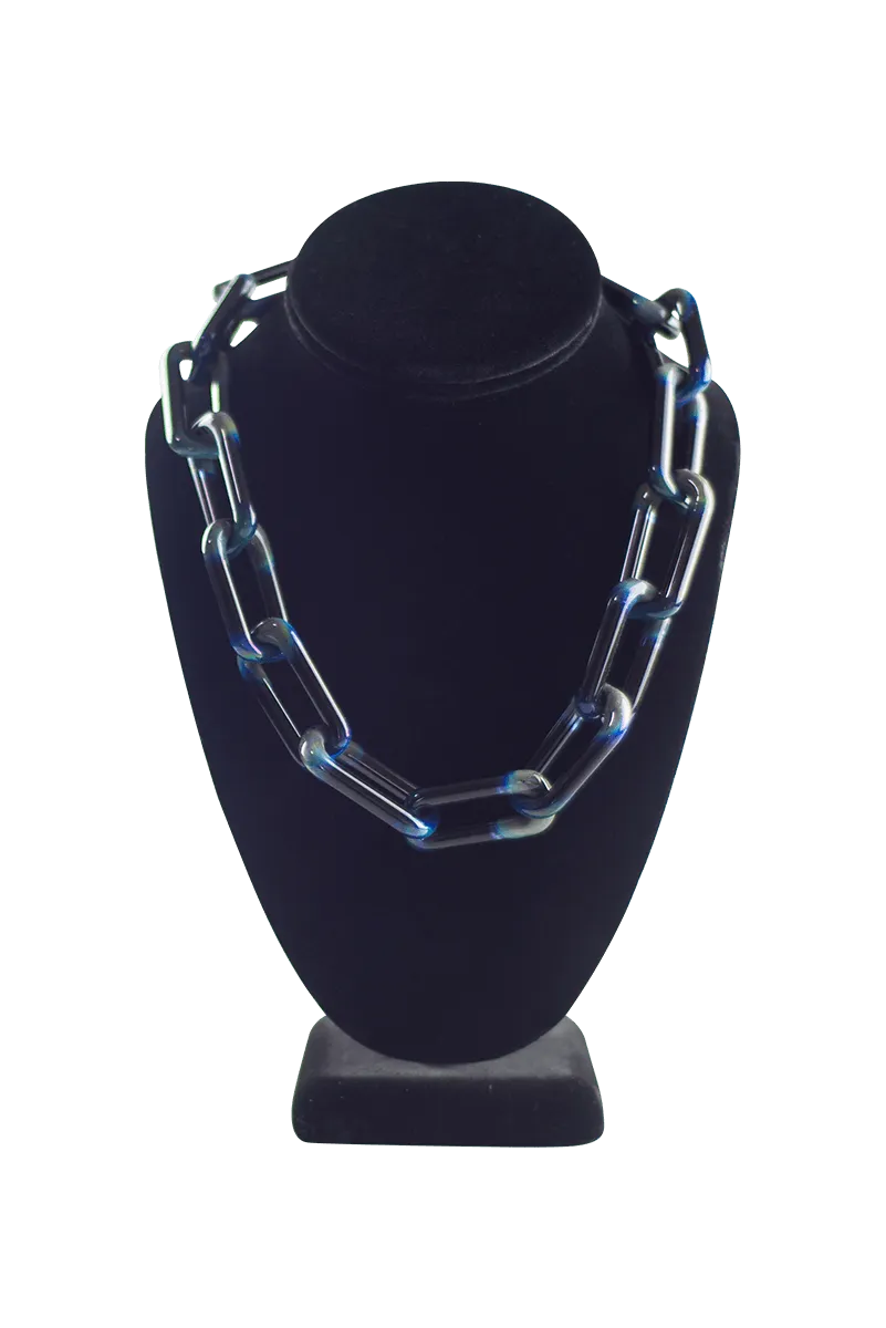 Glass Choker Chain Necklaces