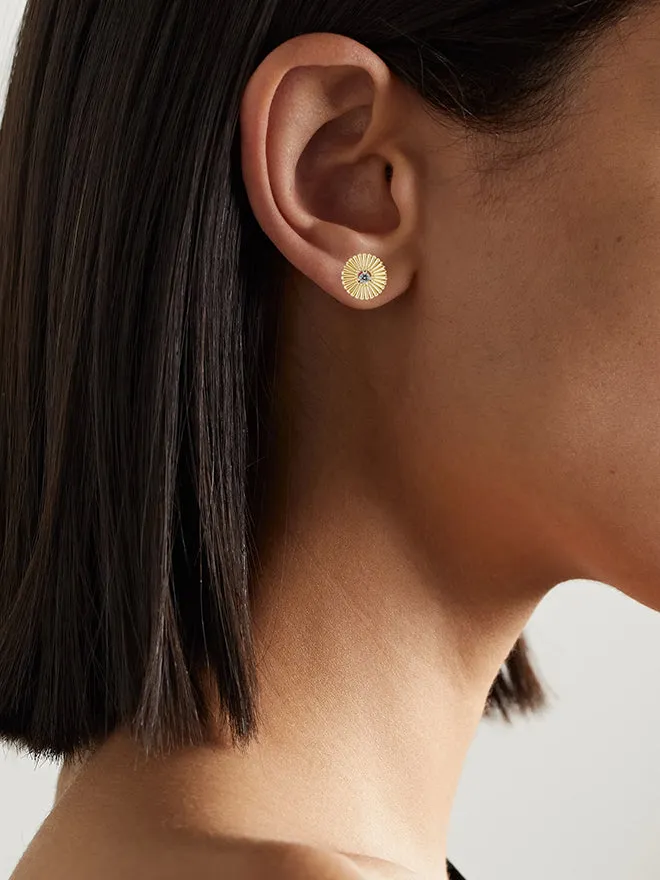 Gold Bloom Diamond Studs