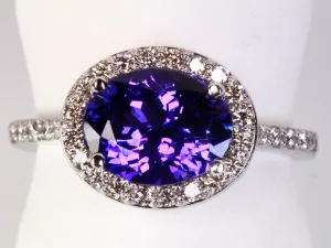 Goldilocks Tanzanite and Diamond Ring