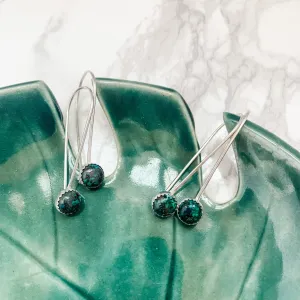 Great American Dynasty Drop Turquoise Earrings