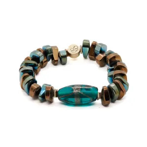 Green Balance Chunky Bracelet